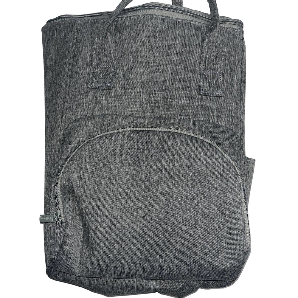 Enfamil - Modern, Versatile, Gray Diaper Bag, Front Pocket, Fully Insulated